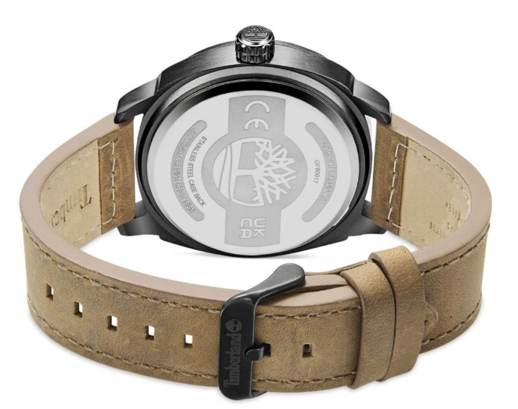 Montre TIMBERLAND Homme bracelet cuir clair TDWGF9001701