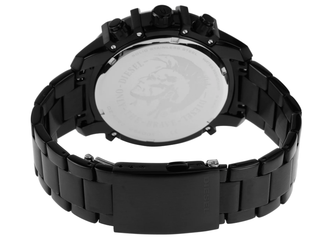 Diesel GRIFFED Acier Noir DZ4529