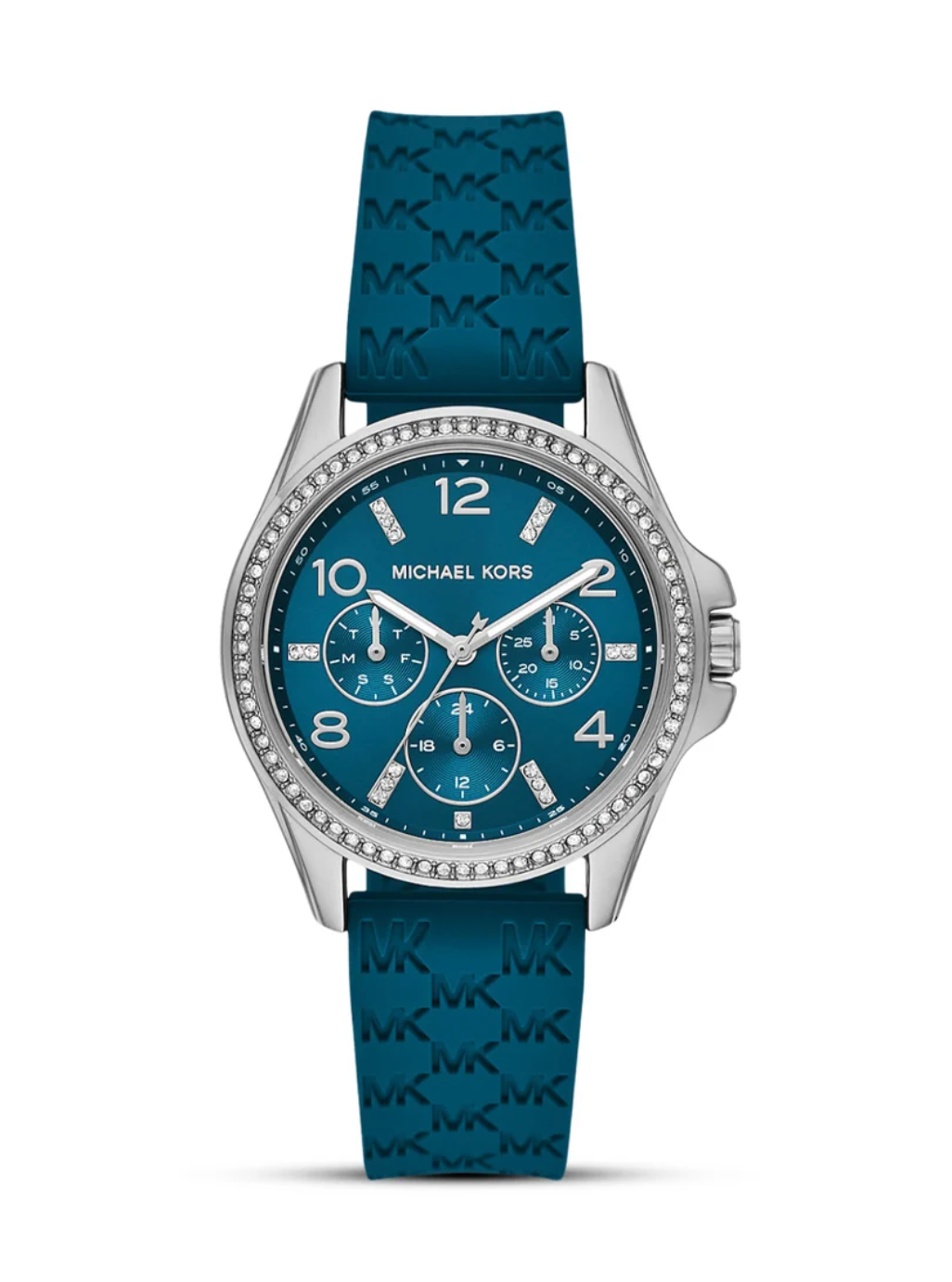 Montre Femme Michael Kors Pilot MKO1004 – Cadran Bleu &amp; Cuir