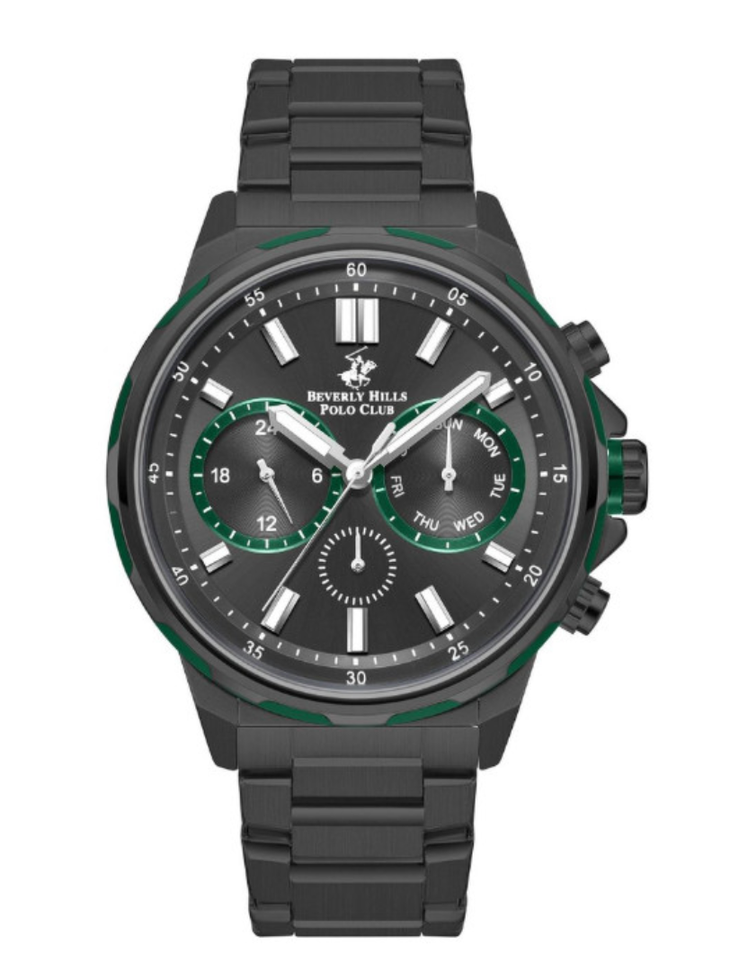 Montre homme Beverly Hills Polo Club à cadran gris – BP5001Y.060