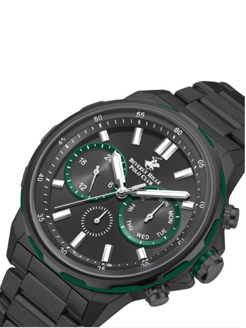 Montre homme Beverly Hills Polo Club à cadran gris – BP5001Y.060