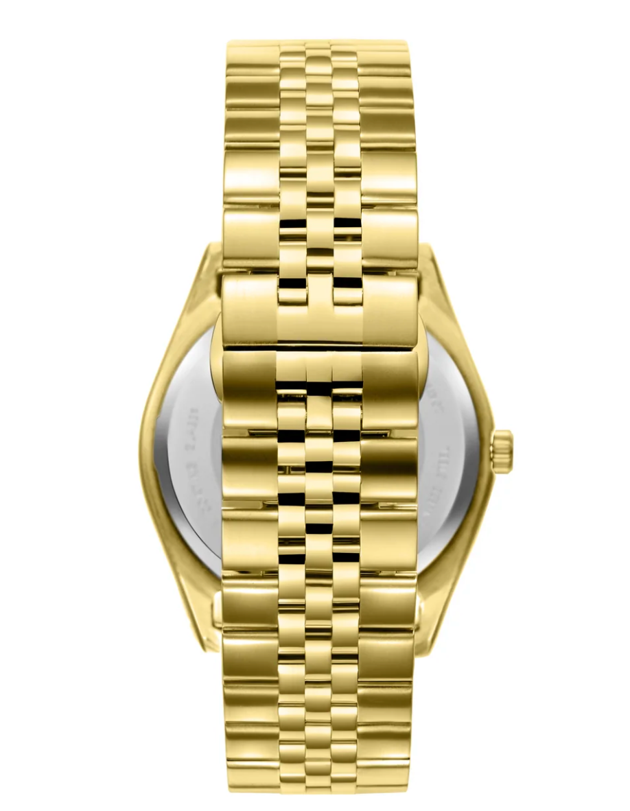 Montre homme Beverly Hills Polo Club dorée à cadran noir – BP3830X.160