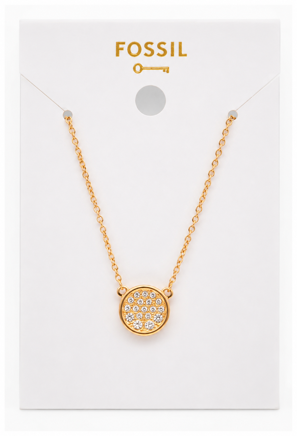 Collier Fossil Rosegold Pendentif J0F00329791
