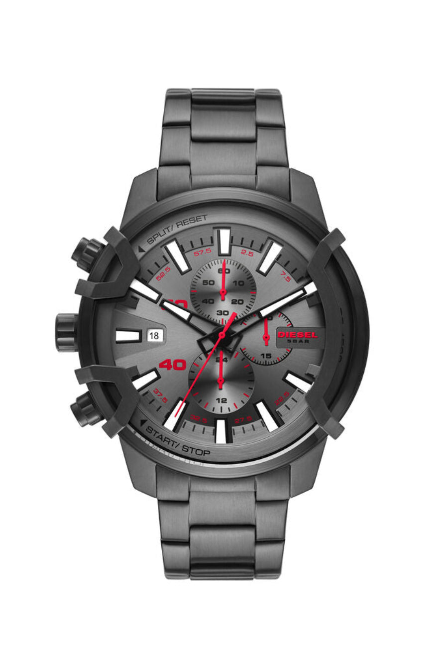 Diesel Griffed DZ4586 – Montre chronographe homme gris plomb