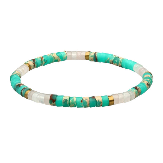 Bracelet perles turquoise – Miu Designs
