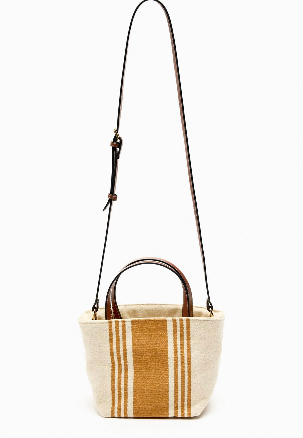 Zara Fabric Mini Tote Bag