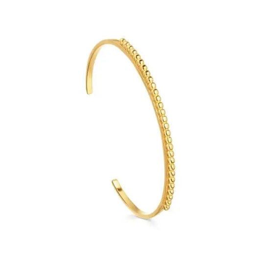 Braclet Jonc CXL by Christian Lacroix – Finesse martelée dorée
