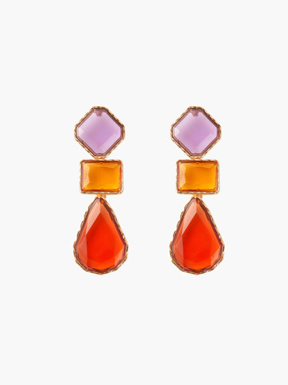 Boucles d’oreilles CXL by Christian Lacroix – Trio de Couleurs