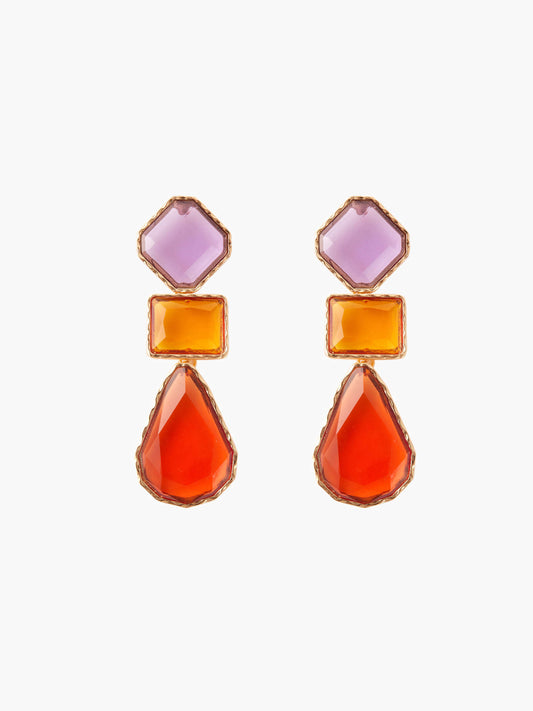 Boucles d’oreilles CXL by Christian Lacroix – Trio de Couleurs
