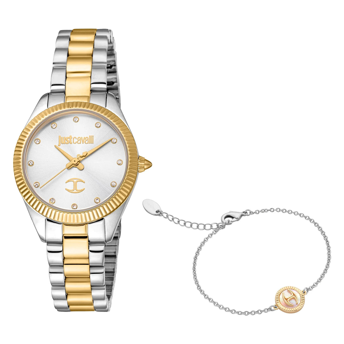 Just Cavalli Pacentro JC1L267 – Montre femme bicolore