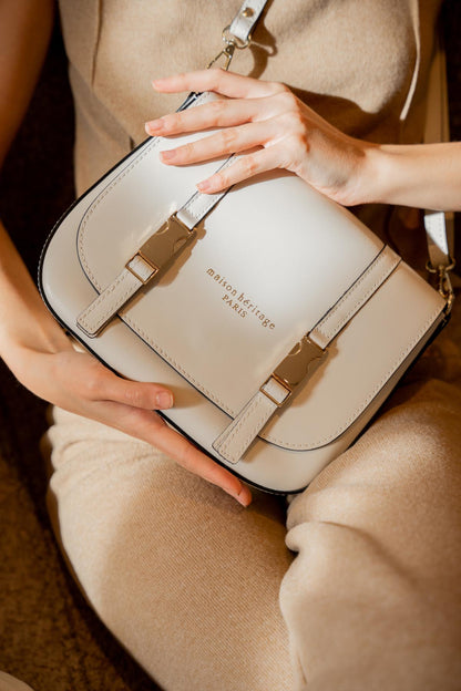 Sac Besace Maison Héritage – Modèle Tex Box – Blanc