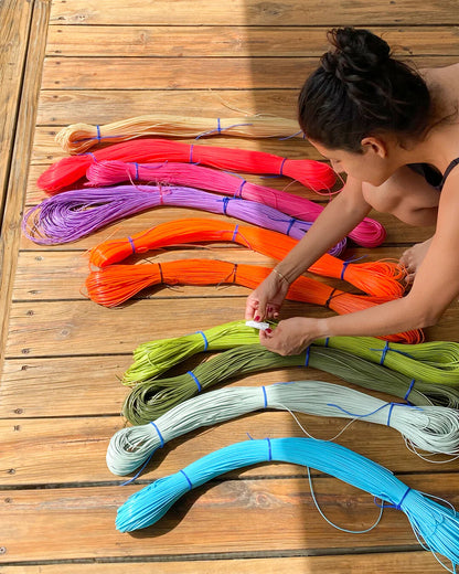 Yves Klein - Small Basket Bag