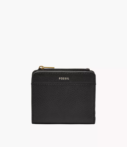 Fossil Jori RFID Bifold – Portefeuille en cuir noir