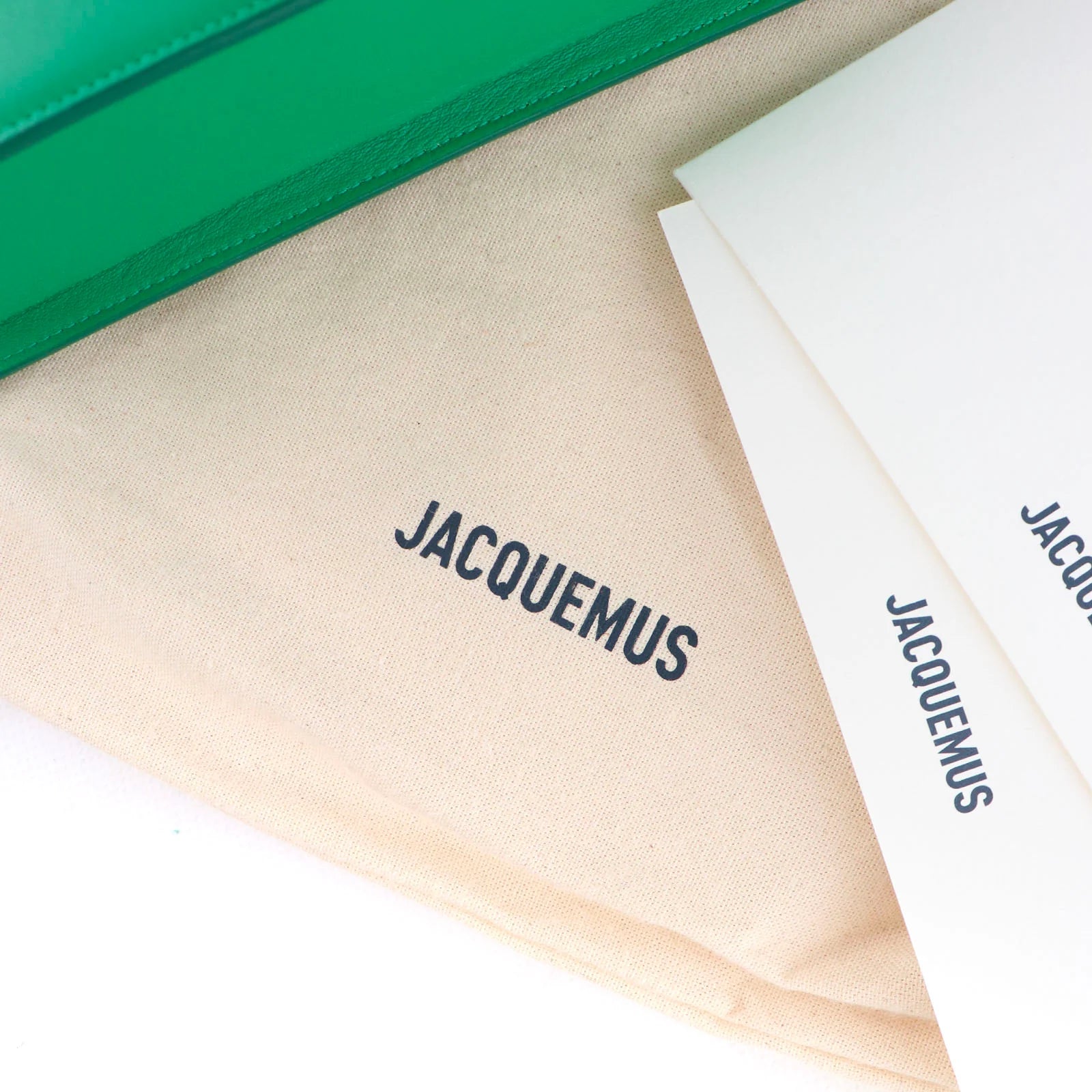 Sac à bandoulière Jacquemus Le Grand Bambino – Cuir Vert