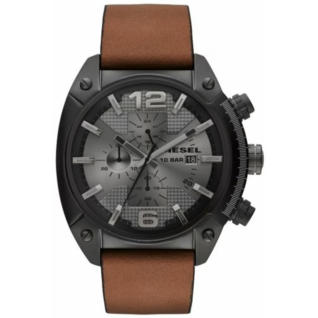 Diesel DZ4317 – Chronographe Cuir Brun
