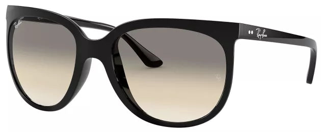 Lunettes de Soleil Femme Ray-Ban Cats 1000 RB4126 601/32 – Noir & Gris Dégradé